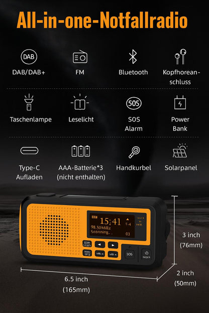 Emergency Ready Radio™ – Stay Connected When It Matters Most ✅